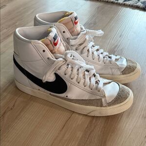 Nike Blazer White and Black Sneakers